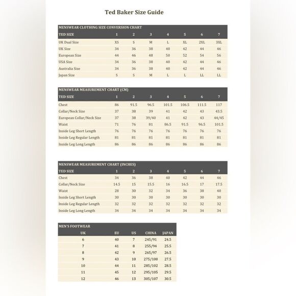 Ted Baker London Dark Red Men Cotton Dress Shirt Front Buttons Long Sleeve - Picture 8 of 8